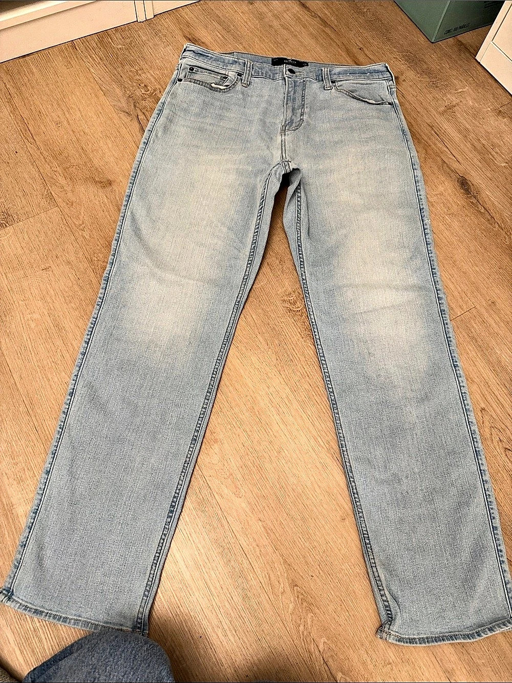Hollister Athletic Straight Advanced Stretch Jeans Blue Waist 34